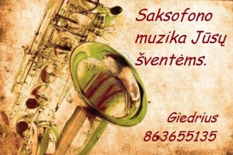 Saksofono muzika, Saksofonistas Jūsų renginiams