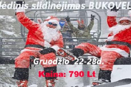 Naujametinis slidinėj. Bukovelyje. www.vilturas.lt/slidinejimas/bukovelis/1755