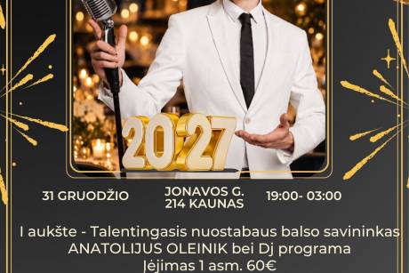 Naujųjų metų sutikimas Kaune "Floros Simfonijoje"