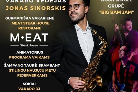 Naujieji metai viešbutyje "Gabija", Meat Steak House restorane!