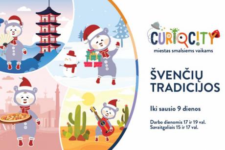 CurioCity" šeimos švenčių ir laisvalaikio erdvė