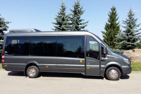 Keleivinis mikroautobusas MB 519 - 2015m. 20vt. grafiti spalvos.