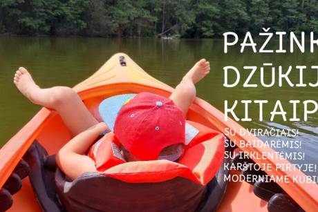 Pažink Dzūkija kitaip. Baidarės, irklentės, dviračiai, pirtis