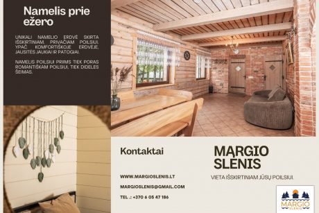"Margio Slėnis" – sodybos nuoma šventėms, poilsiui ant ežero kranto