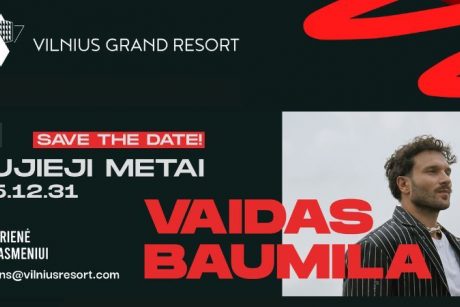 Naujieji metai su Vaidu Baumila Vilnius Grand Resort viešbutyje