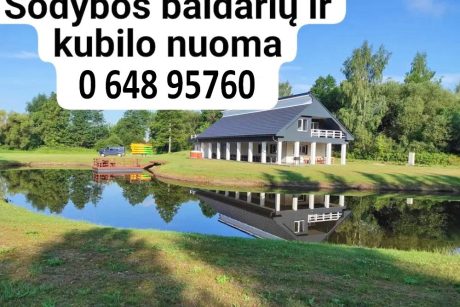 Sodyba "Bebro turizmas": salė, namvynė, pirtis, kubilas, baidarės