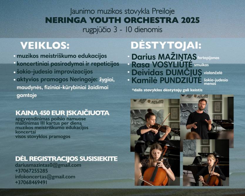Muzikos ir meno stovykla Neringoje
