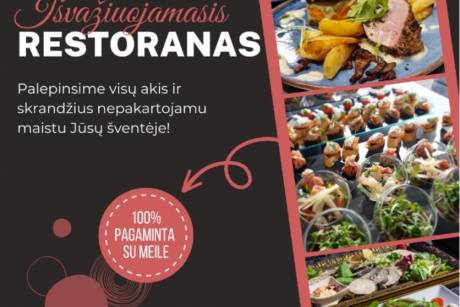 Išvažiuojamasis restoranas - "Juoda Raudona" - maistas Jūsų šventėms!