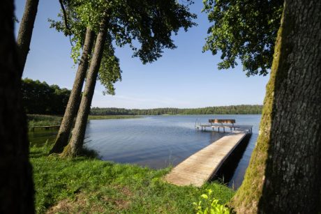 Stovyklavietė prie Druskininkų, Latezerio ežero - 20m pakrantės su lieptu žvejybai