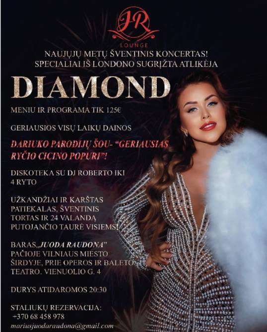 NAUJIEJI METAI SU PROGRAMA - JUODA RAUDONA