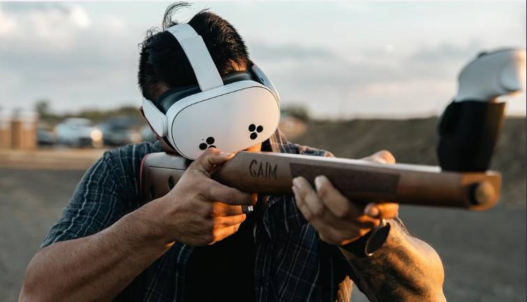 Virtualus šaudymas su fiziniais šautuvais