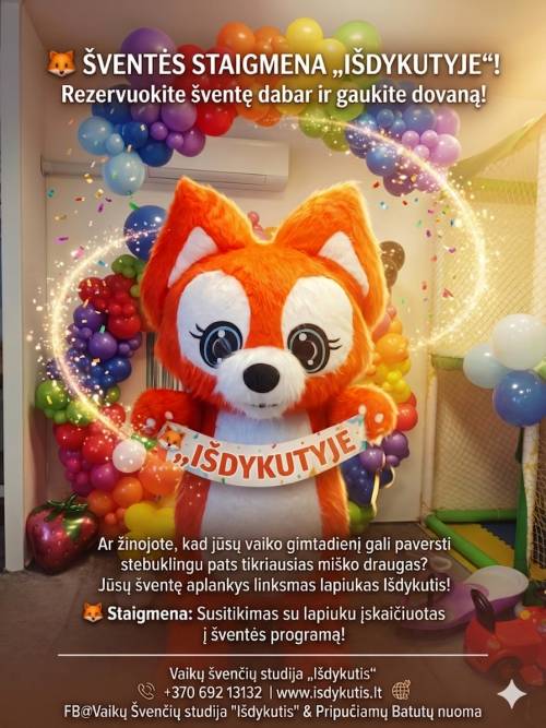 Vaikų švenčių studija Išdykutis