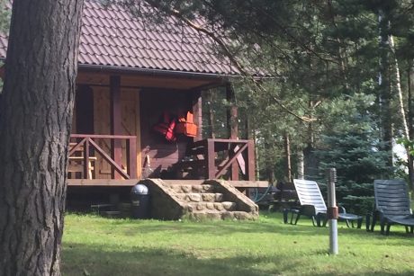 Rąstinio poilsio namelio nuoma Molėtų rajone, prie Bebrusų ežero