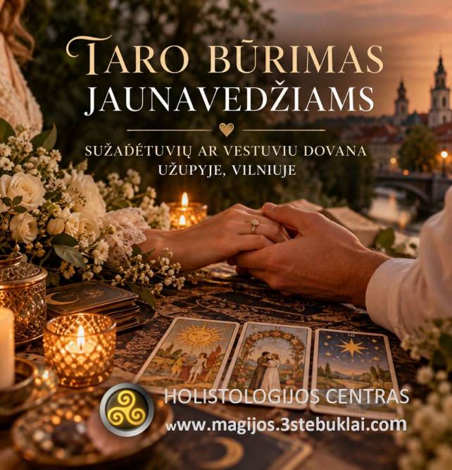 Taro būrimas jaunavedžiams – sužadėtuvių ar vestuvių dovana Užupyje, Vilniu
