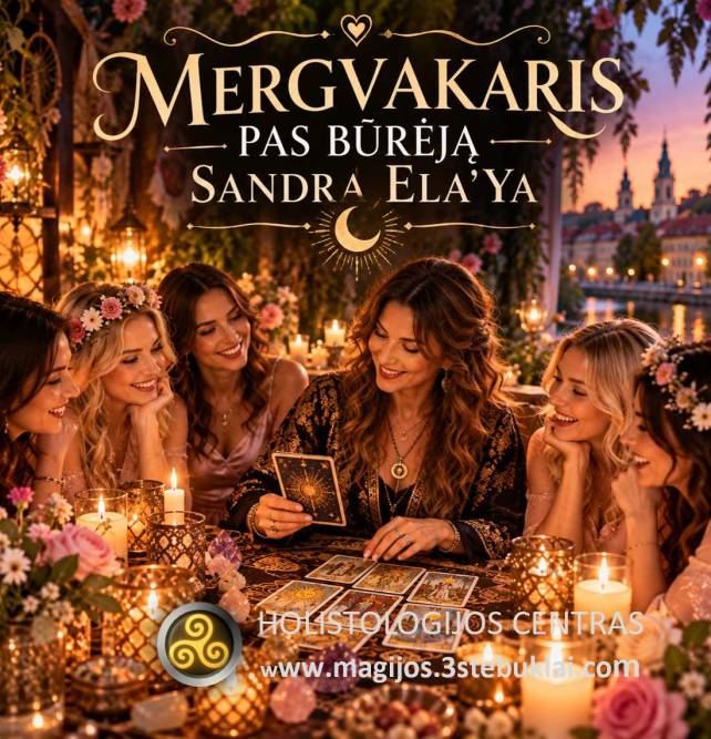 Mergvakaris pas būrėją Sandra Ela'Ya