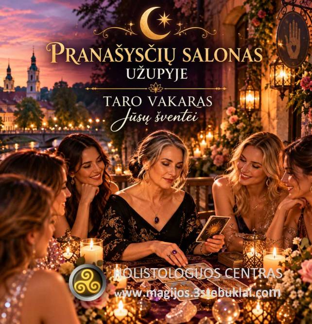 Pranašysčių salonas Užupyje, Vilnius – Taro vakaras Jūsų šventei