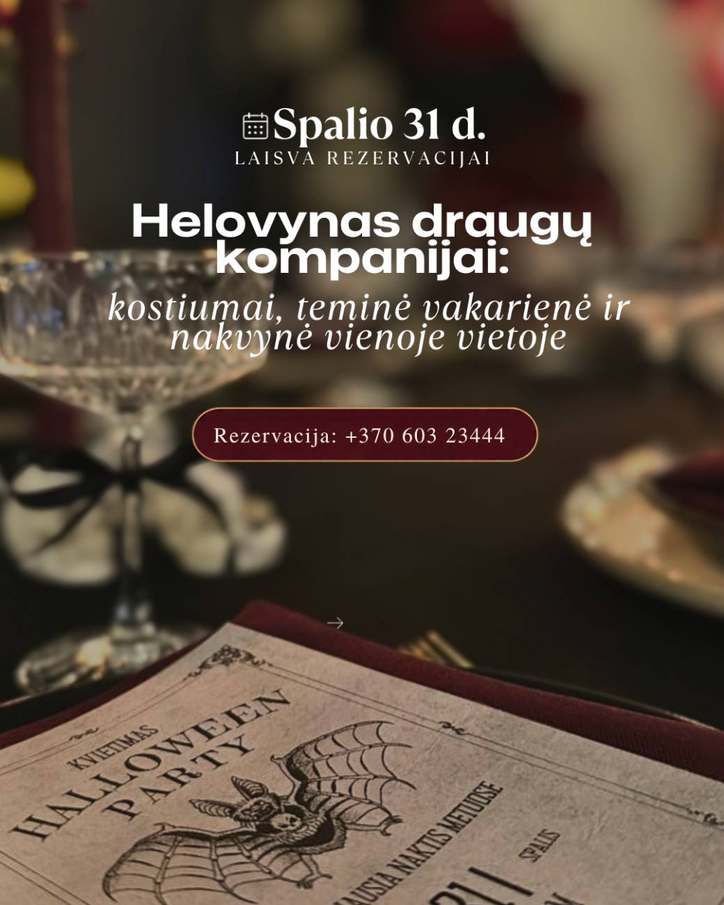 Helovyno savaitgalis „Aurora Dream“!